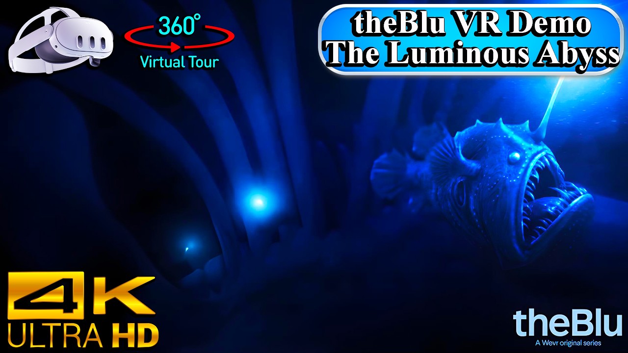 theBlu VR Демо | Отправляйтесь глубоко в океан, чтобы открыть для себя светящуюся бездну | 4К