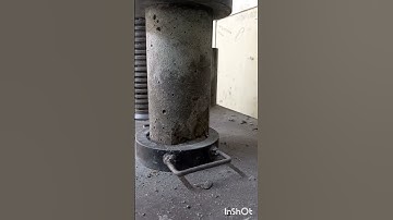 Compressive strength test for Concrete Cylinder specimen. #astmC39 #astmC31 #concrete #strength
