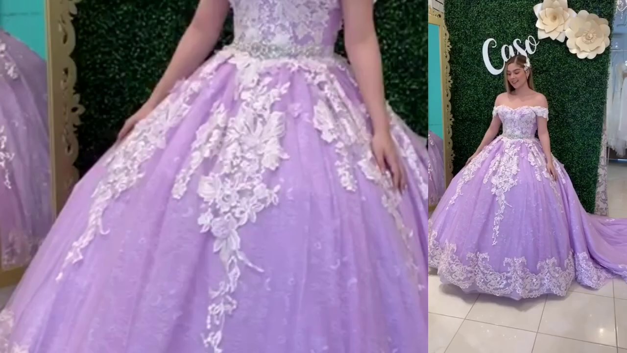 Hermosos vestidos de XV, color lavanda lila 2022 en Los Mochis #quince  #quinceañera #quinces #xvaños - YouTube