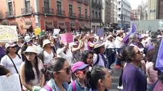 Women's day march in Mexico City 4 of 8