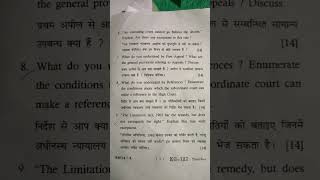 Law Llb Lu 4 semester CPC & Law of limitation