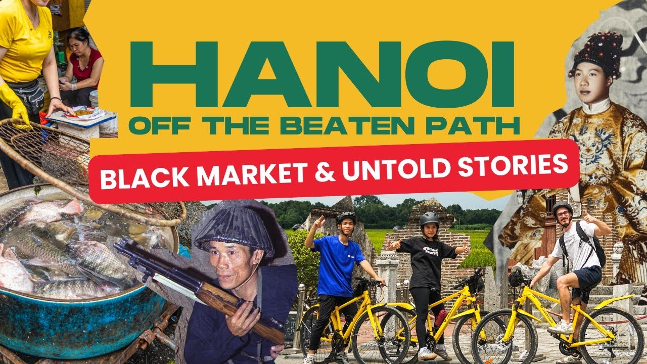 Hanoi's Black Market Chaos to the Last Emperor's Hidden Mansion |  Hanoi Cycling Tours