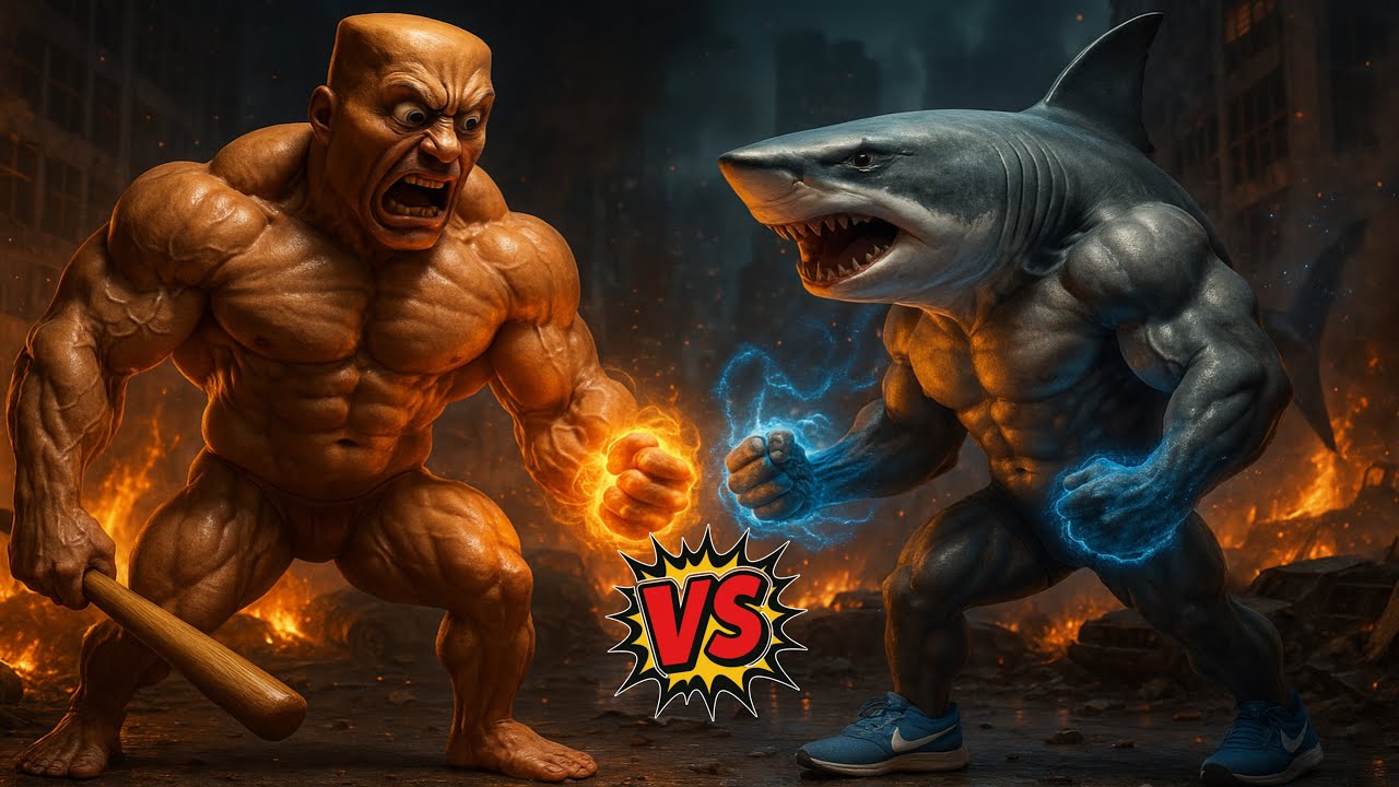 TUNG TUNG SAHUR Vs TRALALERO TRALALA Pelea pica Italian Brainrot tung-tung-sahur-vs-tralalero-tralala-pelea-pica-italian-brainrot