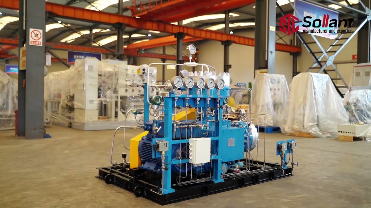 Exploring the Advanced Technology of Our High-Pressure Hydrogen Compressor - Sollant