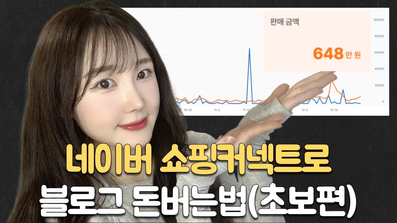 네이버 쇼핑커넥트로 블로그 왕초보도 2주만에 돈버는법 (수익 인증)