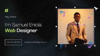 Samuel Eniola   Squarespace web developer & Web Designer  Upwork Introduction