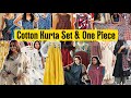 Pinterest PURE COTTON KURTA SET & ONE PIECE at Cheapest Price | Kurti Collection 2026 |Shopping Vlog
