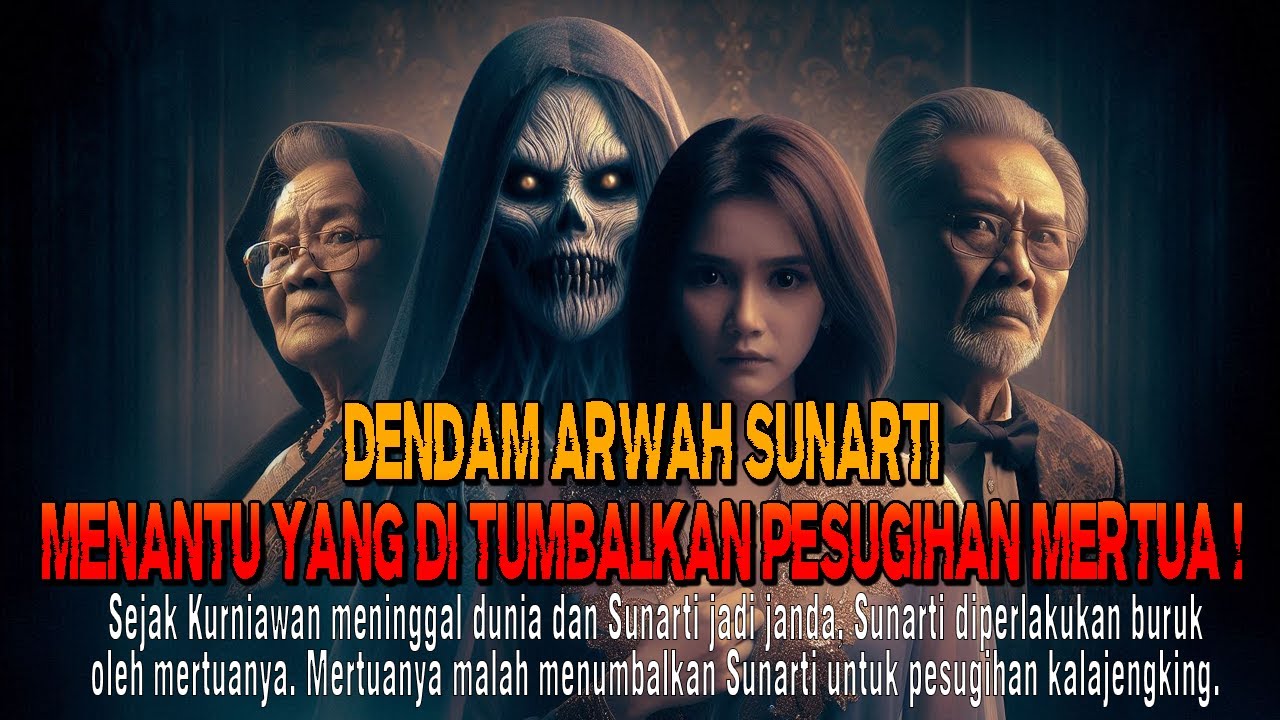 Kisah ngeri - DENDAM ARWAH SUNARTI MENANTU YANG DI JADIKAN TUMBAL PESUGIHAN MERTUA