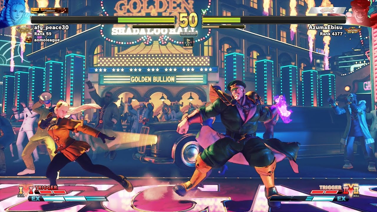 Karin vs M.Bison - Street Fighter V | amazing Battle Match