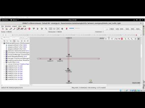 (Omnet++ simulation) V2X Communication between emergency vehicles and traffic lights