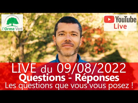 LIVE Spécial QUESTIONS - RÉPONSES du 09-08-2022
