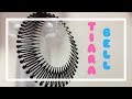 AFROPUFF COM TIARA BELL | transição_thai