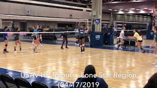 Calyce Jones USAV HP Tryouts (4/17/19)