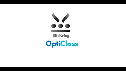 SIH (Smart India Hackathon) PS–SIH25028 | OPTICLASS PROTOTYPE Demo Video | Team BitsKrieg