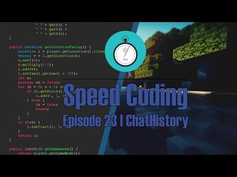Speed Coding #23 ChatHistory