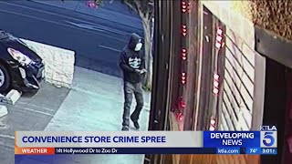 Search continues for gunman in deadly robberies; 7-Eleven offers reward