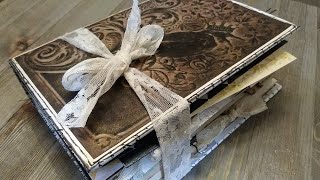 The Raven's Journal Edgar A Poe themed Junk Journal JJ