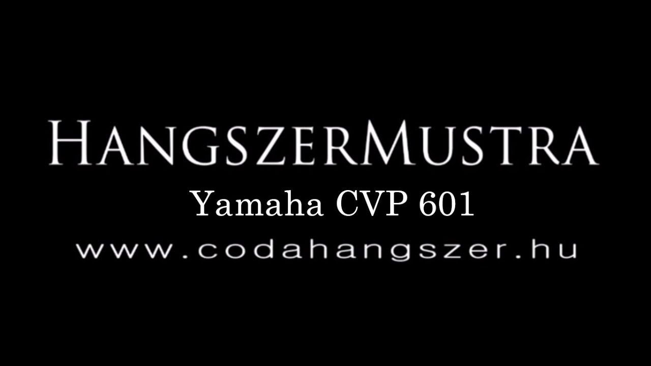 HangszerMustra - Yamaha CVP-601