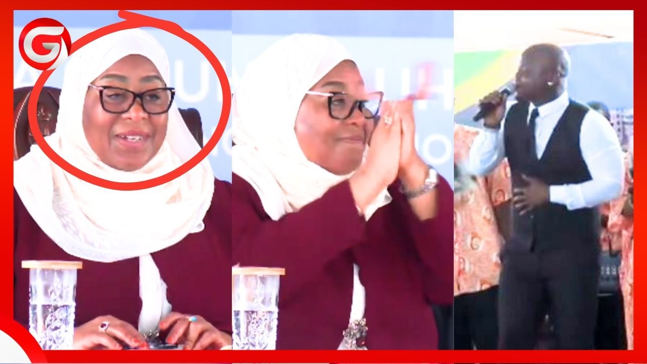 ONA RAIS SAMIA ALIVYOCHEZA WIMBO wa HARMONIZE MDOGOMDOGO KAMA HATAKI VILE! AMPA MAOKOTO...