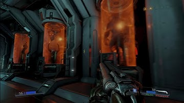 DOOM 2016 (Map 9 - Part 1: Lazarus Labs): Nightmare 100% (PS5 Gameplay)