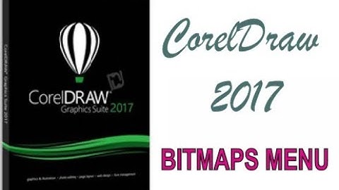 COREL DRAW 2017 USING BITMAPS MENU HINDI URDU PART 48