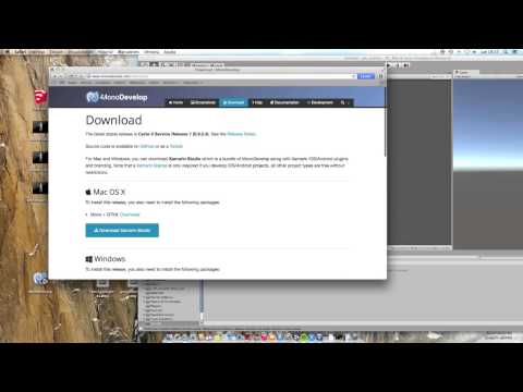 Unity 5 - Solucion por si MonoDevelop no funciona.