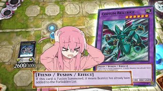 cards like beatrice yugioh Beatrice, Lady of the Eternal [BROL-EN086] Ultra Rare cardcluster