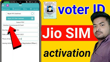 voter ID से New Jio SIM चालू करें ऐसे। Full prosses 2021.