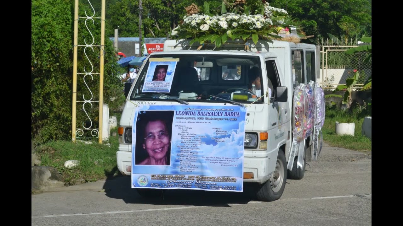 Funeral Rites of Ina Lydia