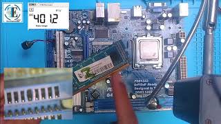 1 PARTE Reparación g31mvs2  Tarjeta Madre /Motherboard  No da VIDEO, No reconoce la RAM (MEMORIA)