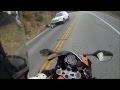 Near fatal female motorcycle crash