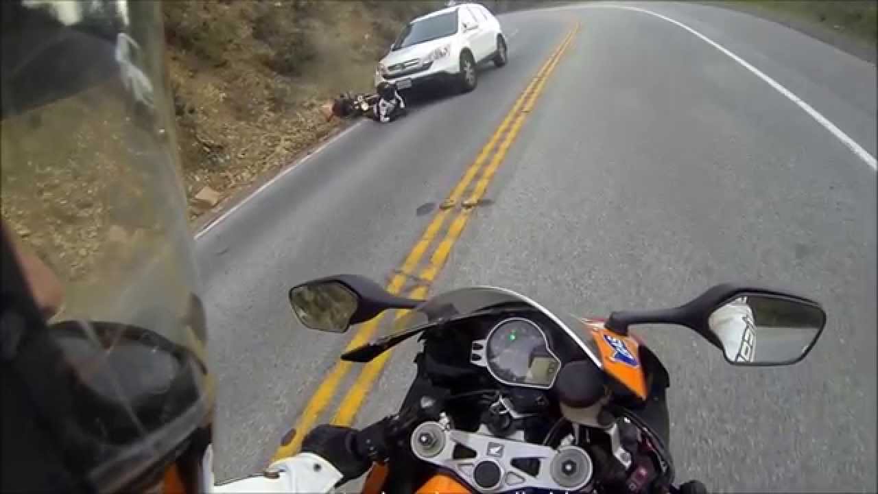 Near fatal female motorcycle crash YouTube