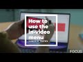FXR Student Smartphone Guide: How to use the in video menu
