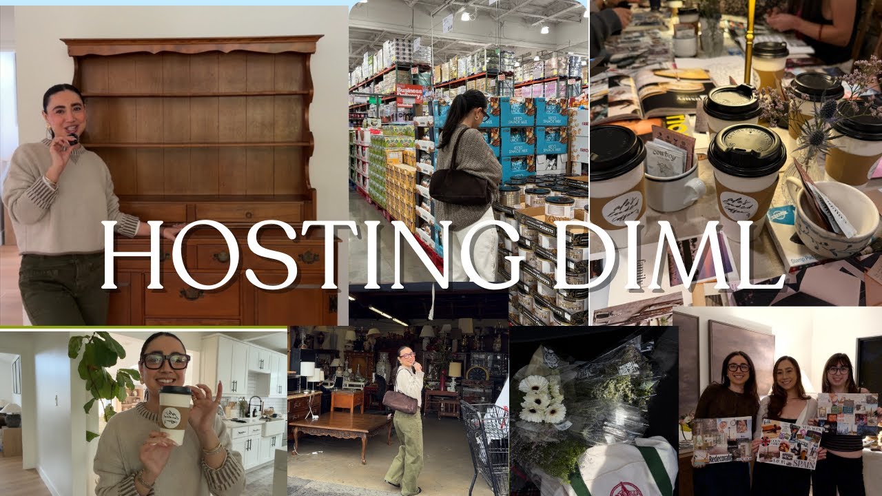 Eevrerything I do when I am hosting, thrift I love  stores, tips and bts