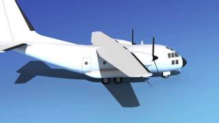 Dreamscape C-27-A Spartan V21 Unmarked White 3D model from CGTrader.com