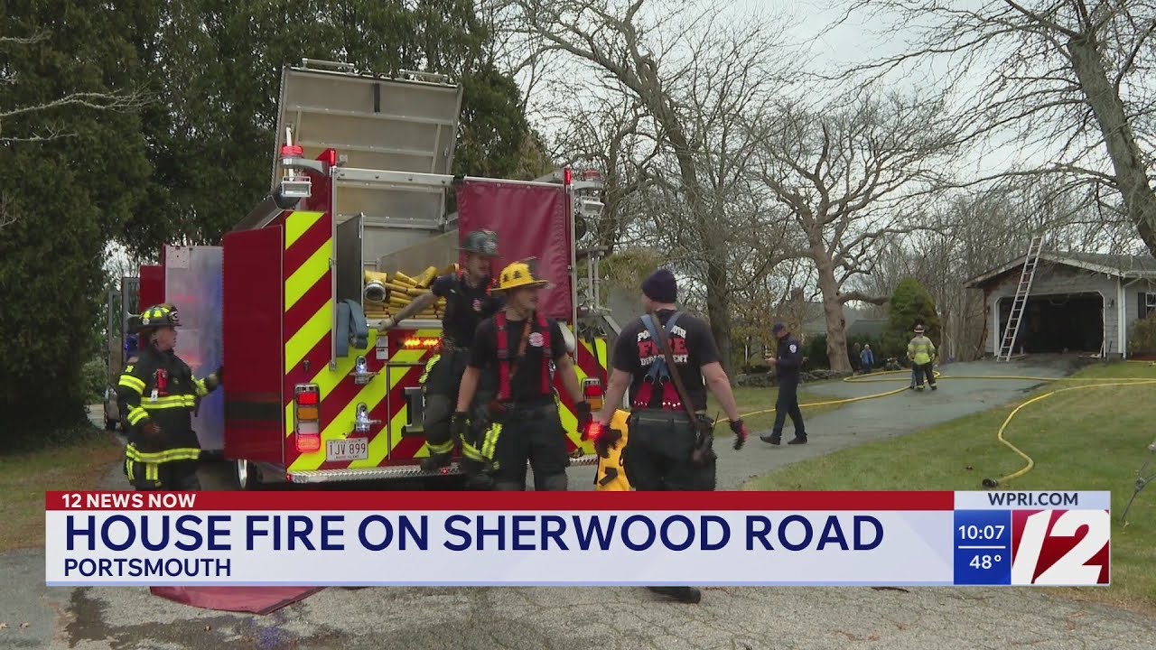 Crews knock down fire in Portsmouth - YouTube
