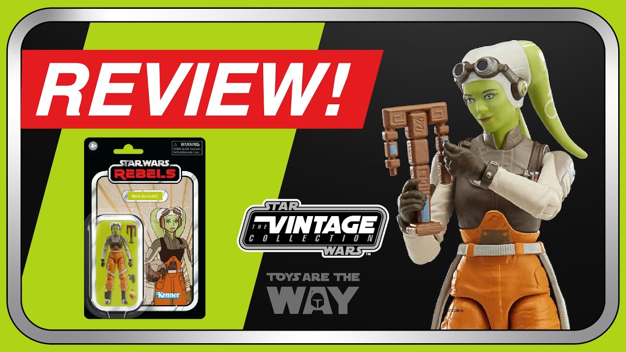 Star Wars The Vintage Collection Ghost Haslab Hera Syndulla HAS003 Review & Comparison!