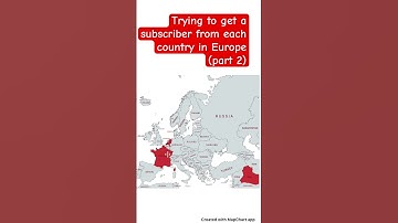 Trying to get a subscriber from each country in Europe