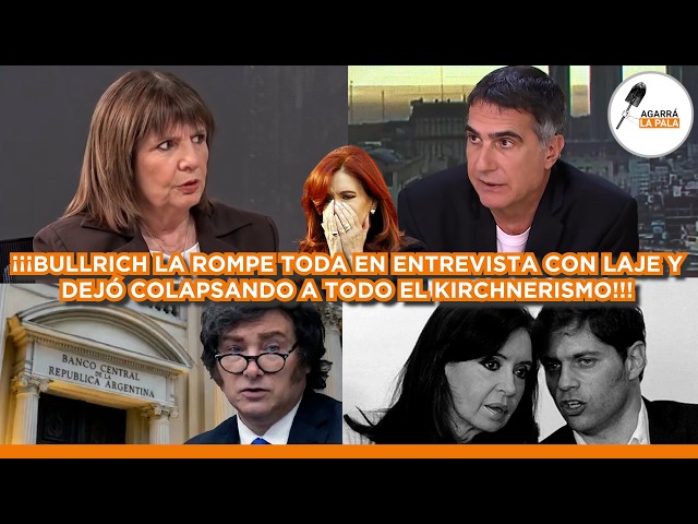 BULLRICH CAYÓ EN A24 CON LAJE Y DEJÓ PEDALEANDO EN EL AIRE A LOS KUKAS: "SE LES TERMINÓ LA J*DA"