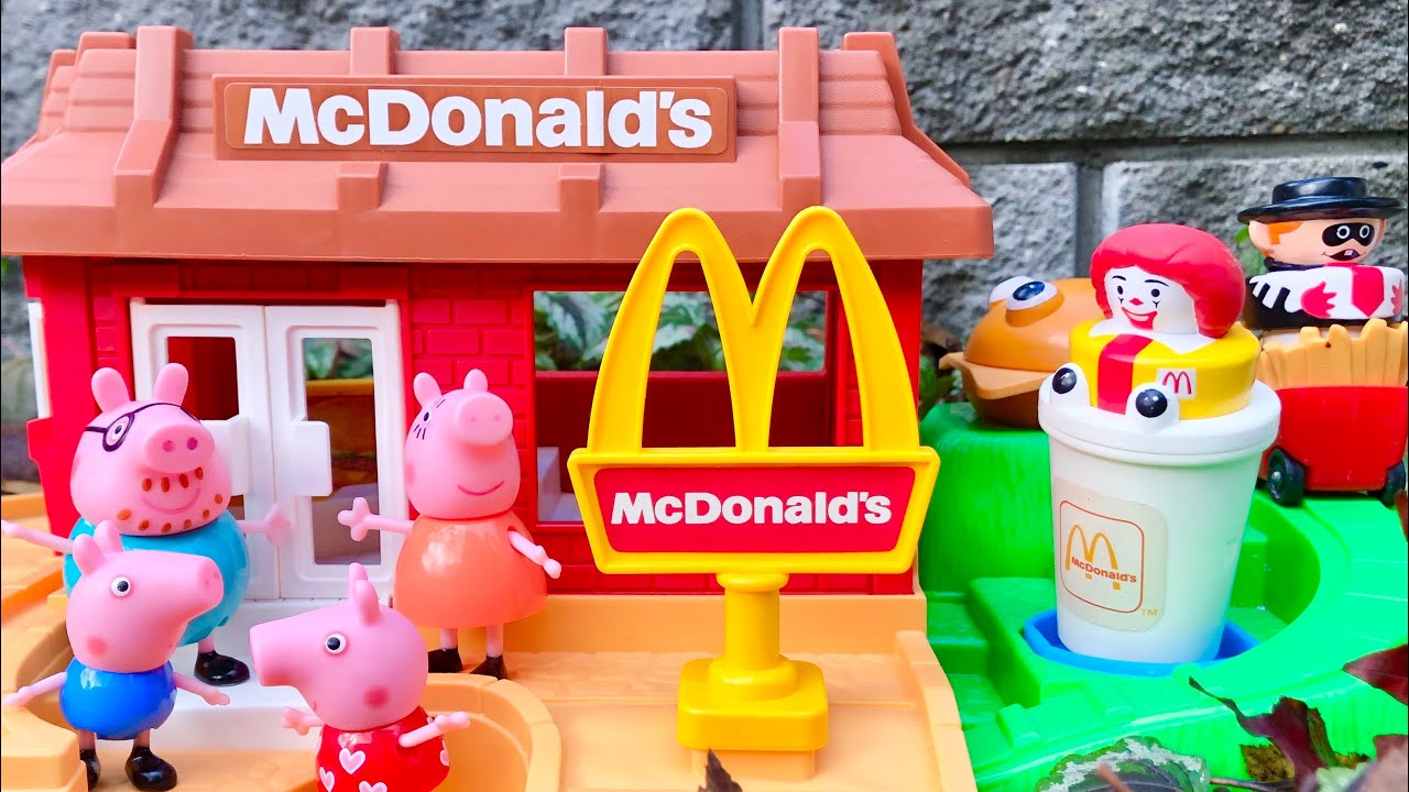 popular-peppa-pig-videos-compilation-mcdonalds-weebles-mini-brands-toys