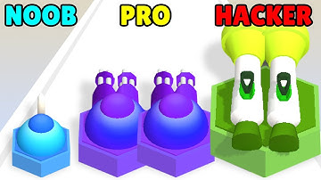 NOOB vs PRO vs HACKER in Tiny Shooter!