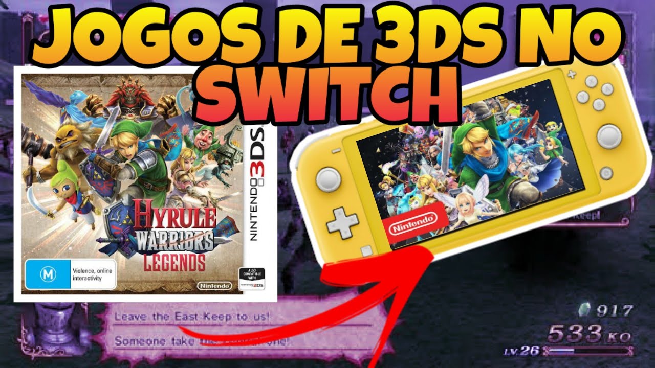 JOGOS DE 3DS QUE VOCÊ ENCONTRA NO SWITCH 