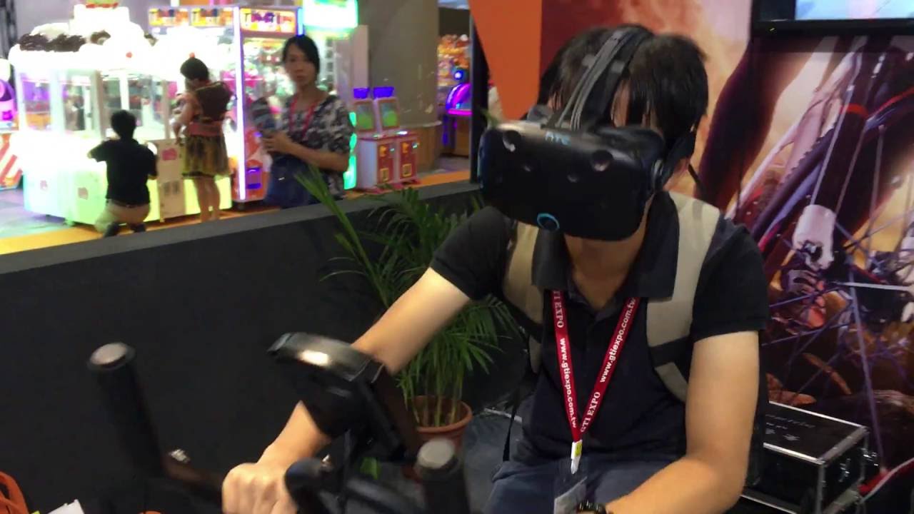 VR Bike with big mon Oulatech