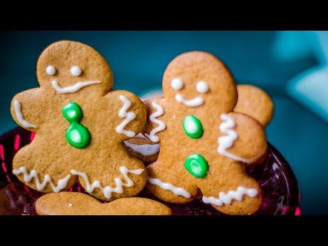 Χριστουγεννιάτικα μπισκότα - Gingerbread cookies - Μπισκότα με τζίντζερ