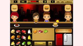 How to play Burger Bar Restaurant Food Serving game | Free online games | MantiGames.com screenshot 4