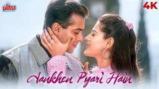 Aankhen Pyari Hain 4K Song | Yeh Hai Jalwa | Salman Khan, Amisha Patel | Kumar Sanu, Alka Yagnik