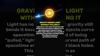 🌌Einstein’s Explanation for Bent Light #shorts #astronomy