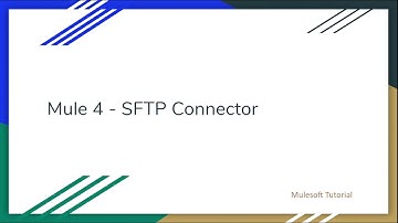 MuleSoft SFTP connector sample Application #Mule4 #SFTP #Example