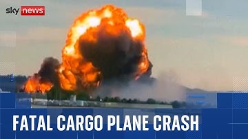 Seven dead after Kentucky cargo plane crash - with numbers expected to rise