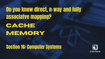 Lecture on cache memory in computer systems | FE Electrical and Computer